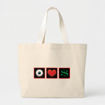 I LOVE MONEY TOTE BAG