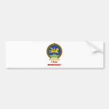I LOVE MONGOLIA--DESIGN 1 FROM 933958STORE BUMPER STICKER