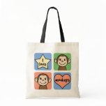 I Love Monkeys Bags