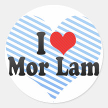I Love Mor Lam Stickers