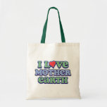 I Love Mother Earth Accent Tote Bag