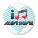 I Love Motown Refrigerator Magnet