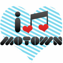 I Love Motown Acrylic Cut Out