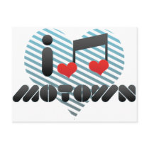 I Love Motown Postcards