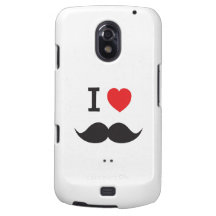 I Love Moustache Galaxy Nexus Cover