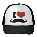 I Love Moustache Trucker Hat