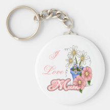 I love mum keychain