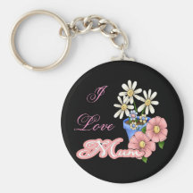 I love mum keychains