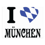 I love München icon Postcards