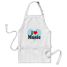 I love Music Aprons