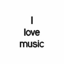 I love music polo shirt