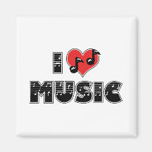 I Love Music Magnet