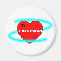 I love music magnet