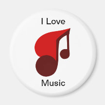 I Love Music Magnet