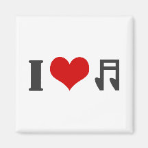 I Love Music Magnet