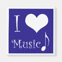 I Love Music Magnet