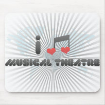 I Love Musical Theatre Mouse Pad