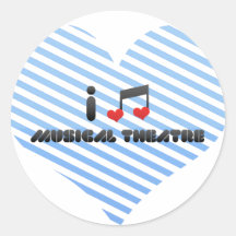 I Love Musical Theatre Sticker