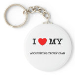 I Love My ACCOUNTING TECHNICIAN Key Chains