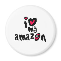 I Love My Amazon Magnets