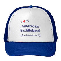 I Love My American Saddlebred (Female Horse) Mesh Hats