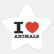 I love my Animal Star Stickers