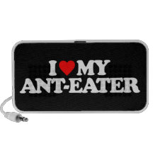 I LOVE MY ANT-EATER iPhone SPEAKERS