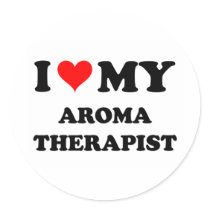 I Love My Aroma Therapist Stickers
