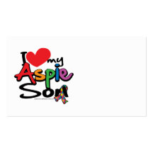 I Love My Aspie Son Business Card