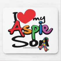 I Love My Aspie Son Mousepad