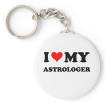 I Love My Astrologer Key Chains