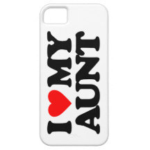 I LOVE MY AUNT iPhone 5 CASE
