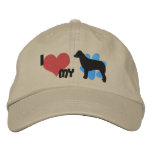I Love my Australian Shepherd Embroidered Hat Embroidered Baseball Caps