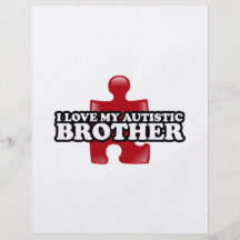 I love my Autistic Brother Custom Flyer