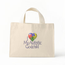 I Love My Autistic Godchild Tote Bags