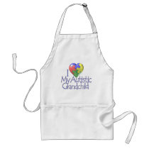 I Love My Autistic Grandchild Aprons