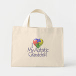 I Love My Autistic Grandchild Tote Bags