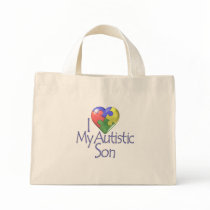 i Love My Autistic Son Bag