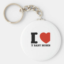 I love my baby momma keychains