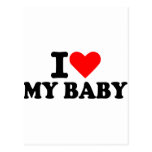 I love my baby post cards