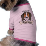 I Love My Basset Hound Pet Tee