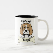 I Love My Beagle Mug