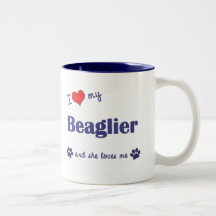 I Love My Beaglier (Female Dog) Coffee Mug