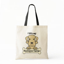 I Love My Bedlington Terrier Canvas Bag