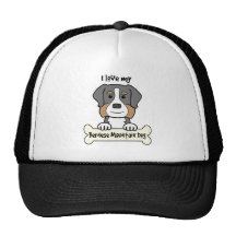 I Love My Bernese Mountain Dog Hats
