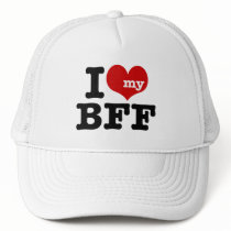 I Love My BFF Hats