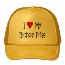 I Love My Bichon Frise Dog Lover Gifts Hat