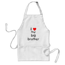 I Love My Big Brother Apron