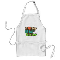 I Love My Big Sister Apron