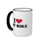I Love my bike Bicycle Mug